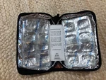 Flexifreeze Black Medicine Cooler 16 Water Ice Cubes Zip Up Travel. Fixed Price $16.99.