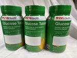 3X Cvs Glucose Tablets 50 Ct. Ea. Exp 2/27 Tropical Fruit Flavor. Fixed Price $15.55.