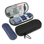 Insulin Pen Cooler Travel Case With 2 Reusable Tsa Approved Ice Packs, Black. Fixed Price $15.98.