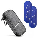 Insulin Cooler Travel Case With 2 Tsa Approved Ice Packs, Diabetic Medication.... Fixed Price $35.40.
