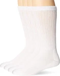 Medipeds Adult Half Cushion Crew Shoe Size: 7-12; Women: 10-13, White. Fixed Price $24.91.