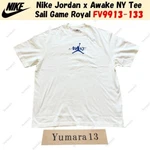 Nike Jordan X Awake Ny Tee Sail Game Royal FV9913-133 Japan Size. Fixed Price $166.07.