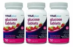 Trueplus Glucose Supplement Raspberry (50 Tablets) Bottles Lot 50064. Fixed Price $20.00.