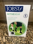 Jobst Activewear 15-20 Mmhg Firm Compression Black Knee Highs Stocking (new). Fixed Price $29.95.