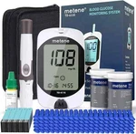 New Metene TD-4116 Blood Glucose Monitor / 100 Strips Lancets Complete Kit. Fixed Price $24.75.