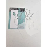 Memory Box Contempo Holly And Stencil Die Set Christmas 94619. Fixed Price $12.00.