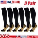Copper Compression Socks For Women & Diabetic Stockings Improves Circulation. Fixed Price $18.98.