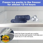 Cdbxprg Insulin Pen Cooler Travel Case Tsa Approved Ice Packs Diabetic Black. Fixed Price $20.00.