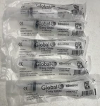 Global Easy Glide Syringe 60ML/CC Sterile Single Use Catheter Tip QTY.5 - New. Fixed Price $18.00.