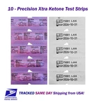 Precision Xtra Blood Ketone Test Strips Exp 10/31/2026 Ships Same Day Tracked. Fixed Price $17.99.