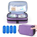 Yarwo Insulin Cooler Travel Case 4 Ice Packs Double Layer Diabetic Supplies. Fixed Price $40.33.