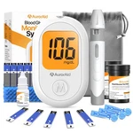 Auroraid G-426 Blood Glucose Monitor Kit 100 Test Strips And Lancets.... Fixed Price $35.54.