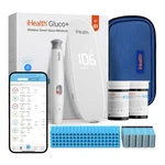 Ihealth Gluco+ Wireless Smart Blood Glucose Monitor With Free App (100-KIT). Fixed Price $29.44.