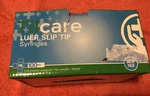 Tilcare 1ML Oral Dispenser Individualy Sealed Syringe 100 Pack Sterile Plastic. Fixed Price $21.09.