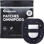 Adamson Omnipod Overpatches 25 Waterproof Adhesive Patches, Swe.... Fixed Price $13.00.