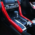 Sport Racing Red Gear Shift Panel Moulding Strips Decor For Honda Civic 10TH Gen. Fixed Price $27.79.