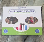 4ALLFAMILY Voyager Medicine Cooler Lcd Dual Cooling Red Holds 6-7 Pens. Fixed Price $129.99.