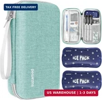 Suzamed Insulin Cooler Travel Case,eva Insulation Medicine Kit With 2 Ice. Fixed Price $17.08.