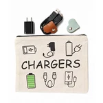 Overt Diabetic Supplies Pouch Set With Heart Charger, Cable, Charging Block. Fixed Price $14.99.