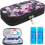 Sunmon Insulin Cooler Travel Case W/2 Tsa Ice Packs Diabetic Pen Storage Purple. Fixed Price $25.78.