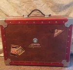 Rare!!! Starbucks Coffee South America Travel Case W/ Passport Stamps. Fixed Price $175.00.