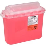 Oakridge Products 5.4 Quart Sharps Container W/ Counter Balance Lid Red. Fixed Price $18.71.
