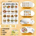 12PCS Diabetes Diet Information Sheet Low Carb Food List Meal Plan Guide Chart. Fixed Price $11.22.
