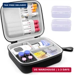 Krypthos Diabetic Supplies Travel Case, Portable Diabetes Organizer For Glucose. Fixed Price $34.19.