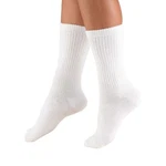 Truform Trusoft Crew Socks 8-15MMHG (white) X-large. Fixed Price $25.00.