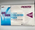 Crosstex SCL10152 Sure-check Self-sealing Sterilization Pouches 10" 15", 100CT. Fixed Price $34.99.