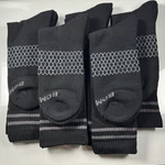New Bombas Mid-calf Crew Socks Mens/women Unisex Med Black 6 Pack. Fixed Price $20.00.