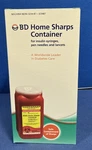 New Bd Home Sharps Container 1.4QT Puncture & Leak Resistant Snap Lock Lid. Fixed Price $16.99.