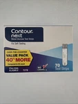 Contour Next Blood Glucose Test Strips 70CT Box Exp 2027+ Fast Free Shipping. Fixed Price $24.99.