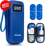 Insulin Cooler Travel Case W/ Temp Display Ice Packs Diabetic Med Bag Tsa - Us. Fixed Price $24.79.