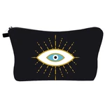 Exceart Evil Eye Cosmetic Travel Bag Zipper Pouch Makeup Black. Fixed Price $23.96.