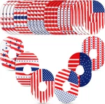 24 Pcs 4TH Of July Adhesive Patches Us Flag Independence Compatible With. Fixed Price $15.10.