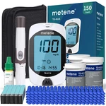 Metene TD-4116 Blood Glucose Monitor Kit, 150 Glucometer Strips, Lancets,. Fixed Price $67.17.