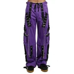Gothic Bondage Men Alternative Punk Rock Transformer Trouser Purple Pants. Fixed Price $79.18.