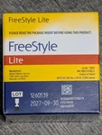 Freestyle Lite Blood Glucose Test Strips - 100 Count. Fixed Price $45.00.