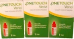 3 Boxes Of Onetouch Verio Level Ontrol Solution Exp. 10-24, 12-24. Fixed Price $20.00.