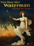 10480.DECOR Poster.room Interior Design.wall Art.fountain Pen Woman White Dress. Fixed Price $18.00.