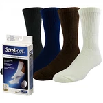 Sale!!jobst Sensifoot Crew 8-15 Mmhg Closed Toe Nwop / Box Pkg May Be Crushed. Fixed Price $8.22.