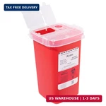Alcedo Sharps Container For Home Use Quart (1-PACK) Biohazard Needle And Syr. Fixed Price $15.65.