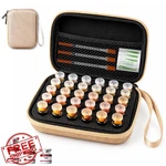 Mazentrix Peptide Case For Fridge, Holds 1-3ML Vials, Gold. Fixed Price $27.99.