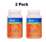Relion Glucose Tablets, Orange Flavor, 50 Count, Pack Of 2. Fixed Price $9.40.