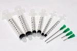 Easy Glide Syringes Large Blunt Tip Fill Needle W/cap Chemical Liquid Lab. Fixed Price $15.95.
