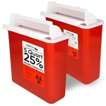 Oakridge Products Sharps Container For Home Use And Professional Medium, Red. Fixed Price $25.35.