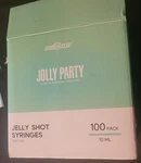 100 Pack 10ML Syringes Jelly Shot Jolly Party. Fixed Price $34.99.