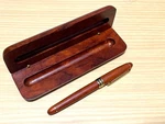 Safco Wooden Luxury Ballpoint Pen & Box Set #8BD30C. Fixed Price $144.90.