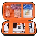 Elonbo Diabetic Supplies Travel Case, Supply Black+ Inside Orange. Fixed Price $21.04.